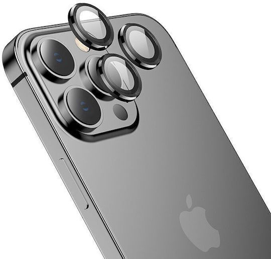 Ring Style Camera Protection Metal Frame Black for the iPhone 12