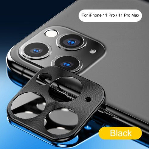 Camera Protection Metal Frame Black for the iPhone 11