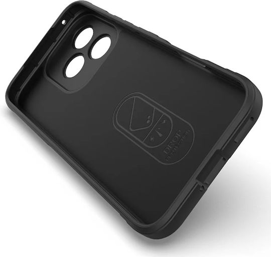 Techsuit Magic Umschlag Rückseite Silikon Lila (Honor 400 Lite)