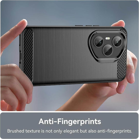 Techsuit Carbon Stoßstange Silikon / Kunststoff Schwarz (Honor 400 Pro)