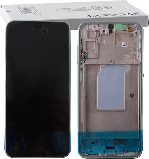 Samsung Οθόνη mit Touch-Mechanismus und Rahmen für Samsung A266B Galaxy A26 5G (Grün)