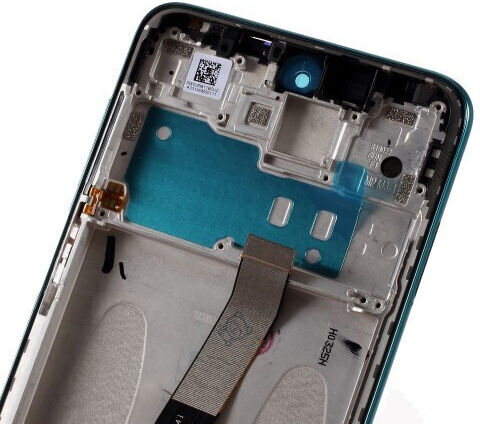 Οθόνη Redmi Note mit Touch-Mechanismus und Rahmen für Xiaomi Redmi Note 9S (Blau)