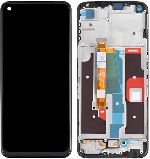 Realme Οθόνη με Μηχανισμό Αφής για Realme Narzo 50, Realme Narzo 8i (Μαύρο)
