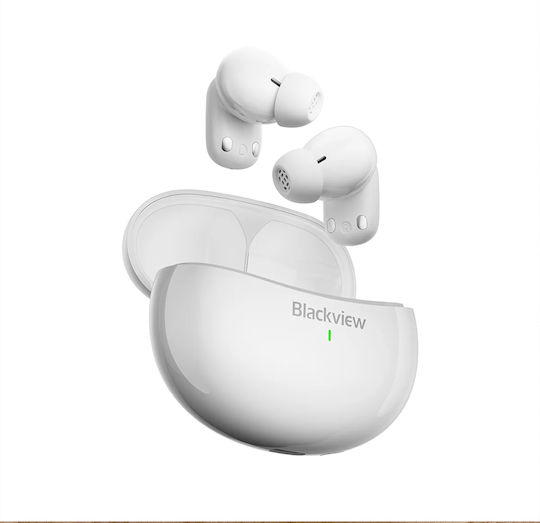 BlackView AirBuds 30 Bluetooth Handsfree Earphones with Sweat Resistance and Charging Case White