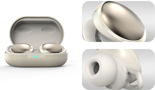 HiFuture FUSION In-Ear Bluetooth-Freisprecheinrichtung Kopfhörer mit Ladeetui Ivory White