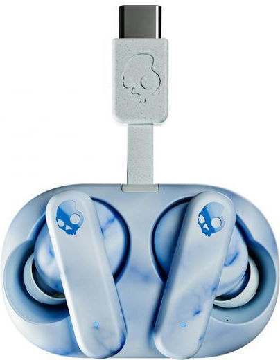 Skullcandy EcoBuds Bluetooth Handsfree Ακουστικά με Θήκη Φόρτισης Μπλε