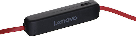 Lenovo Wireless Bluetooth Headset He01 In ear Слушалки с Кутийка за Зареждане Червен