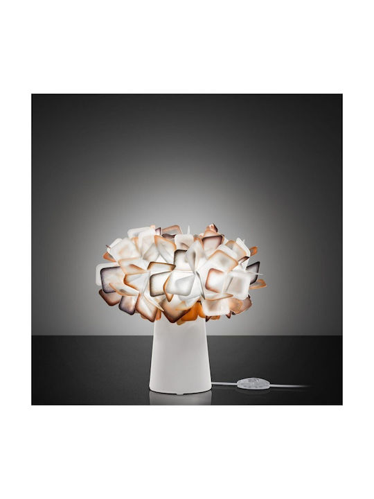 Slamp Decorative Lamp with Socket for Bulb E14 White