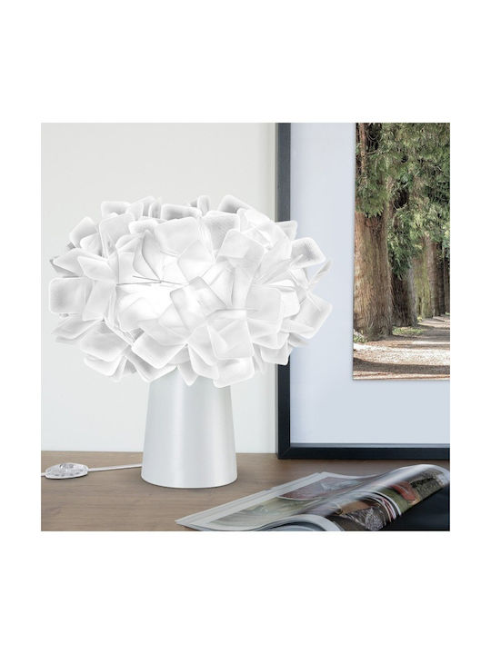 Slamp Decorative Lamp with Socket for Bulb E14 White