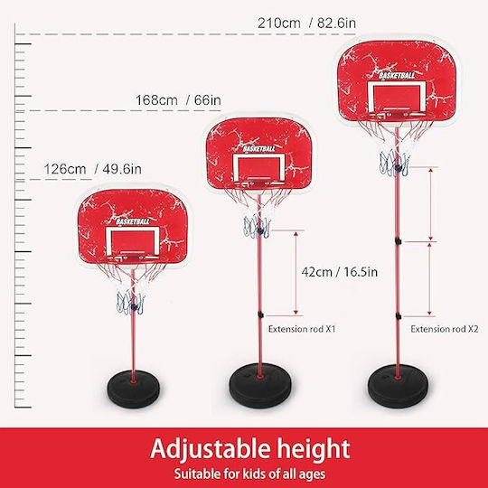 Factory Outdoor Basketball Hoop with Stand & Ball