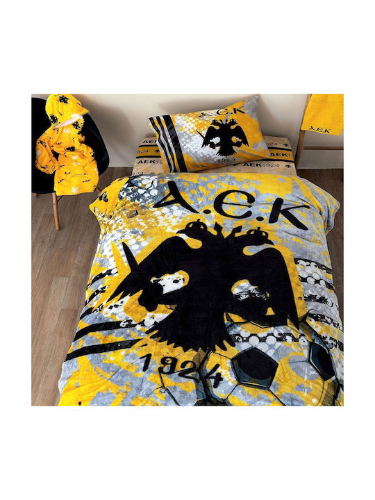 Palamaiki Blanket Fleece Aek Yellow 160x220cm
