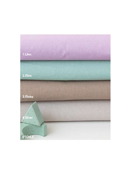 Palamaiki Etoile Baby Sheet Crib Cotton Lilac Purple 130x170cm