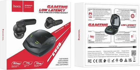Hoco EW28 In-Ear Bluetooth-Freisprecheinrichtung Kopfhörer mit Ladeetui Schwarz