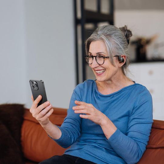 Joyroom JR-OE4 Offenes Ohr Bluetooth-Freisprecheinrichtung Kopfhörer mit Schweißresistenz und Ladeetui Schwarz
