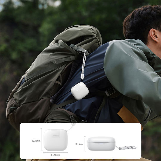 Joyroom JR-DB3 In-ear Bluetooth Handsfree Ακουστικά με Θήκη Φόρτισης Λευκά