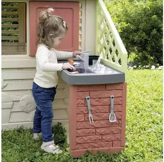 Smoby Multifunctional Kids Playhouse with Kitchen Colorful 145x127x127cm
