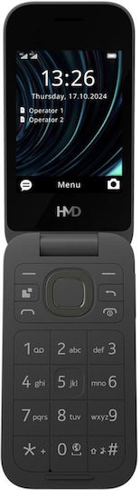 HMD 2660 Flip Dual SIM Mobile with Large Buttons Black