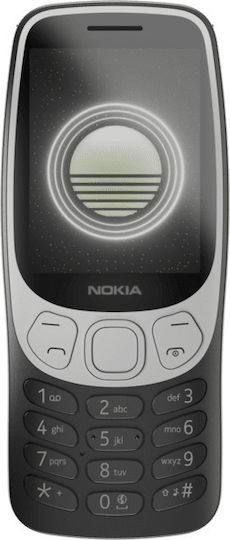 Nokia 3210 Dual SIM Κινητό με Κουμπιά (Ελληνικό Μενού) Grunge Black