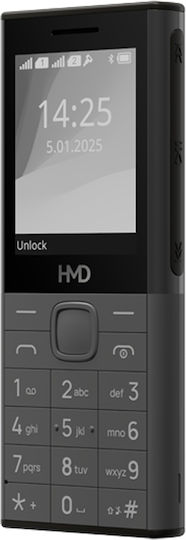 HMD 150 Music Dual SIM Κινητό με Κουμπιά (Ελληνικό Μενού) Μαύρο