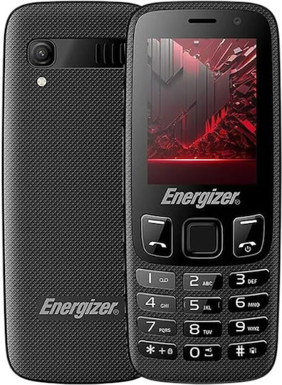 Energizer E242S Dual SIM (0.512/4GB) Мобилен телефон с Бутони Черен