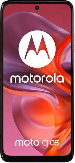 Motorola Moto G05 Dual SIM (8/128GB) Слива Червен
