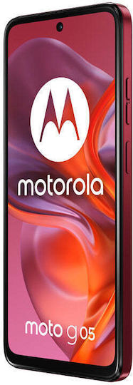 Motorola Moto G05 Dual SIM (8/128GB) Слива Червен