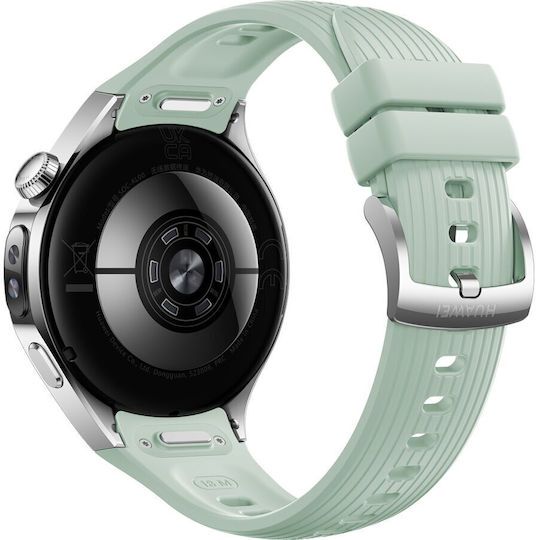 Huawei Watch 5 Stainless Steel 42mm Waterproof with eSIM and Heart Rate Monitor (Green)