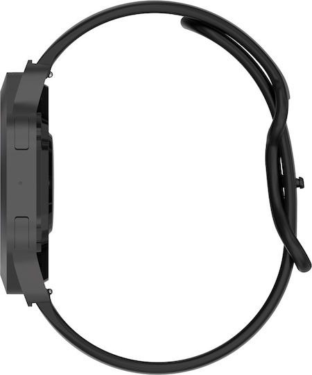 Canyon Hexagon 88 45mm Waterproof Smartwatch with Heart Rate Monitor Black
