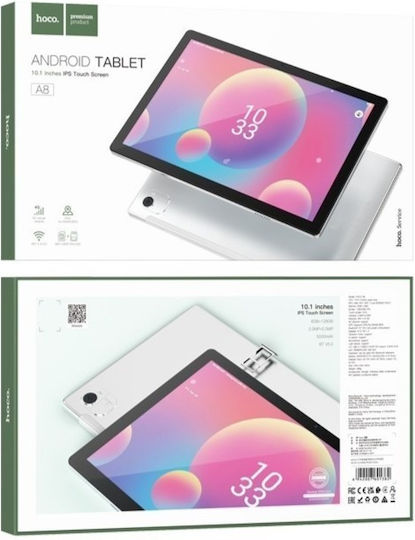 Hoco A8 4G 10.1Zoll Tablet (6GB/128GB) Silber