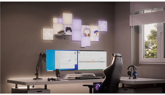 Nanoleaf Smart Διακοσμητικό Φωτιστικό LED RGBW Πίνακας 10τμχ