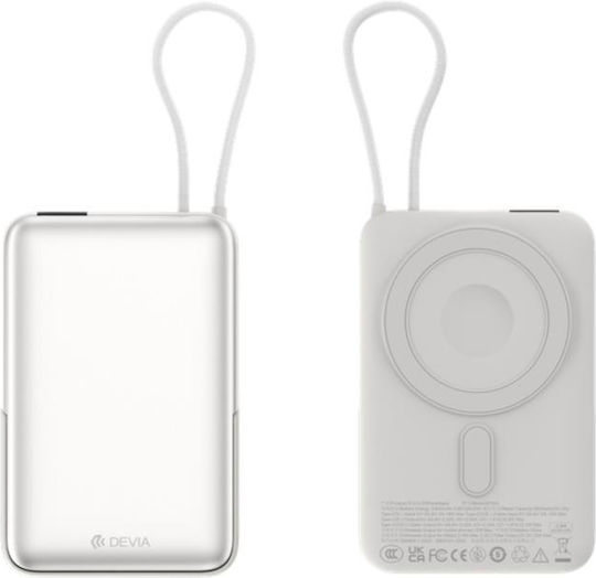 Devia EP203 MagSafe Power Bank 10000mAh 22.5W Ασημί