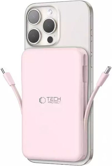 Tech-Protect PB31 Lifemag MagSafe Power Bank 10000mAh Ροζ