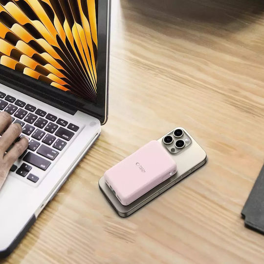 Tech-Protect PB31 Lifemag MagSafe Power Bank 10000mAh Ροζ