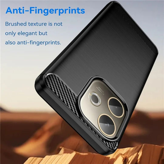 Techsuit Carbon Bumper Silicone / Plastic Black (Oppo A5 Pro)