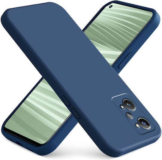 Forcell Lite Umschlag Rückseite Silikon Blau (Realme GT Neo 2 / Realme GT Neo 3T 5G)