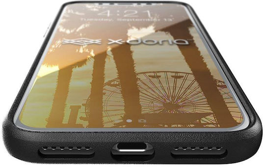X-Doria Dash Back Cover Δερματίνης Μαύρο (iPhone X / Xs)