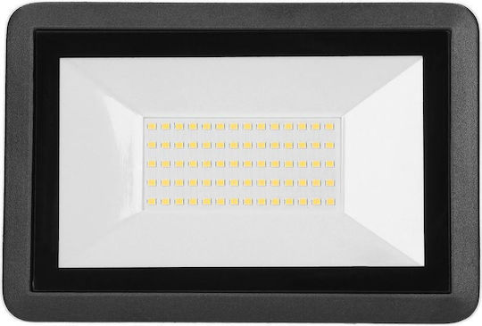 Orno Στεγανός Προβολέας LED 50W Φυσικό Λευκό 4000K IP65