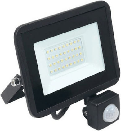 Horoz Electric Waterproof LED Flood Light 50W Cold White 6400K with Motion Sensor IP65