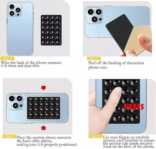Techsuit Sp-Pad Αντιολισθητική Βάση Κινητού σε Μωβ χρώμα