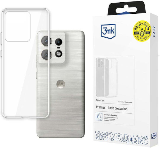 3MK Clear Back Cover Tempered Glass 1.2mm Διάφανο (Motorola Edge 50 Pro)