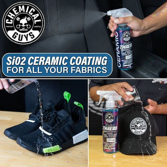 Chemical Guys Σπρέι Καθαρισμού για Ταπετσαρία Hydrothread Ceramic Fabric Protectant Stain Repellent 473ml
