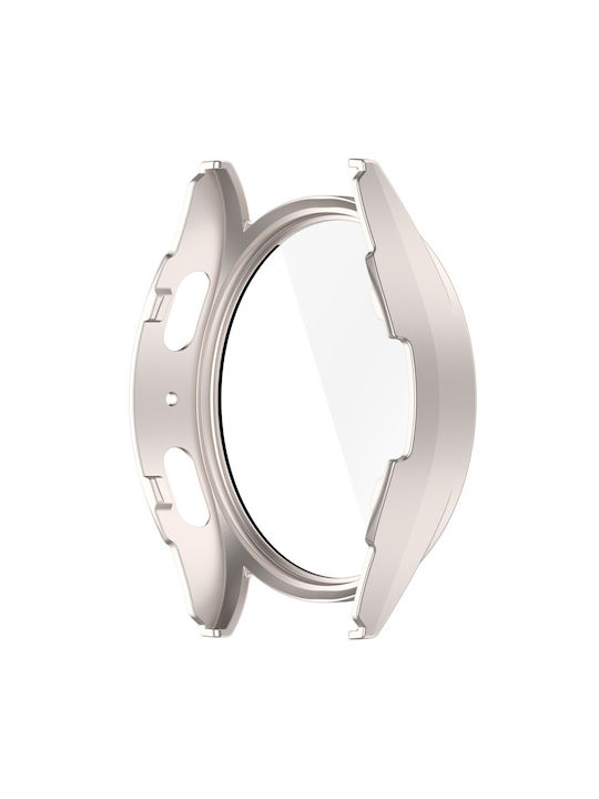 Πλαστική Θήκη με Τζαμάκι Matte Starlight για Samsung Galaxy Watch 7 (40mm)