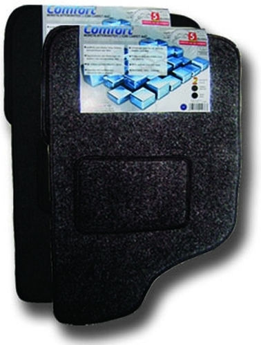 Auto Gs Set of Front and Rear Mats Universal 5pcs Gray