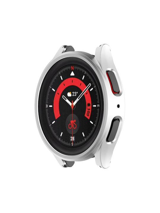 Πλαστική Θήκη σε Ασημί χρώμα για το Galaxy Watch5 Pro Πλαστική Θήκη σε Ασημί χρώμα για το Galaxy Watch5 Pro