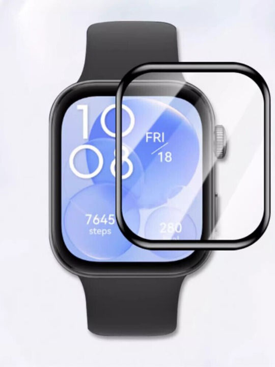 Full Flexi Glass Οθόνης Huawei Watch Fit 3 Black