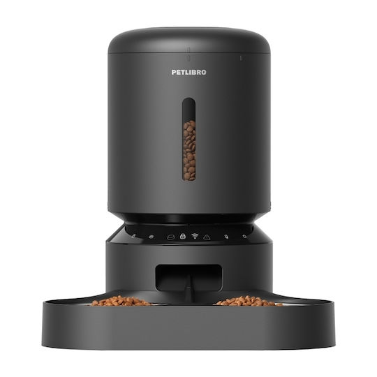 Petlibro Μπολ Σιλικόνης Φαγητού για Σκύλο & Γάτα 2x 5lt 19cm σε Μαύρο Χρώμα