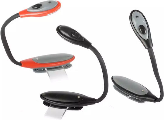 LED-Buchlicht mit Klemme Schwarz