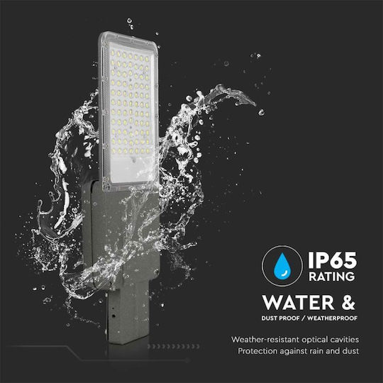 V-TAC Street Solar Light 40W 2500lm Natural White 4000K with Remote Control IP65 20cmx53cmcm