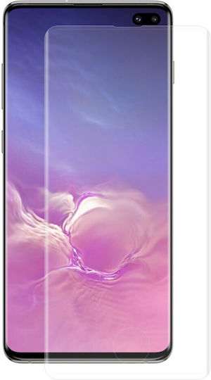 Enkay Full Tempered Glass Fingerprint Unlock Samsung Galaxy S10 Plus Transparent