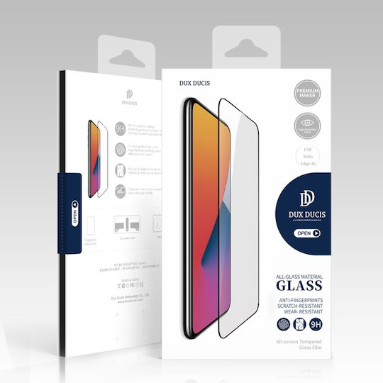 Dux Ducis Full Glue Tempered Glass Motorola Moto Edge 40 40 Neo Black